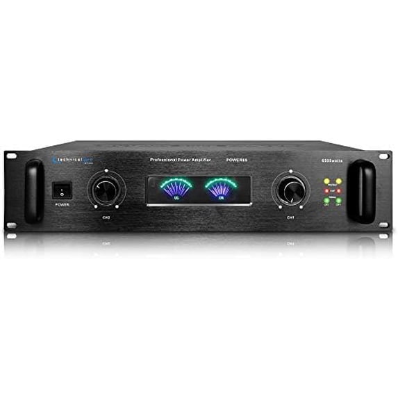 6000 Watts Professional Portable PA System, 2 Channel Digital Stereo ...