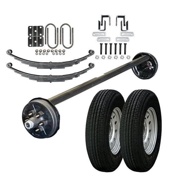 6000 lb Single Axle TK Trailer Kit - 6k Capacity (Drop Original Series), 85/00 (Loose Spring Seats)