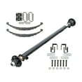 thumbnail image 1 of 6000 lb TK Light Duty Single Axle Trailer Kit with Suspension - 6K Capacity (95" Hubface 80" Spring Center), 1 of 6