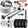 thumbnail image 1 of 6000 lb TK Tandem Axle Trailer Parts Kit - 12K Capacity Light Duty (Complete Original Series), 73" Hubface 58" Spring Center, 1 of 6