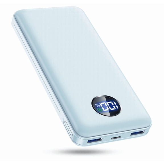 60000mAh Portable Power Bank, 22.5W Fast Charging External Battery Pack with 3 in 1 USB-C/iOS/Micro-USB Cable, Travel Camping Charger Compatible with iPhone /Samsung /Android