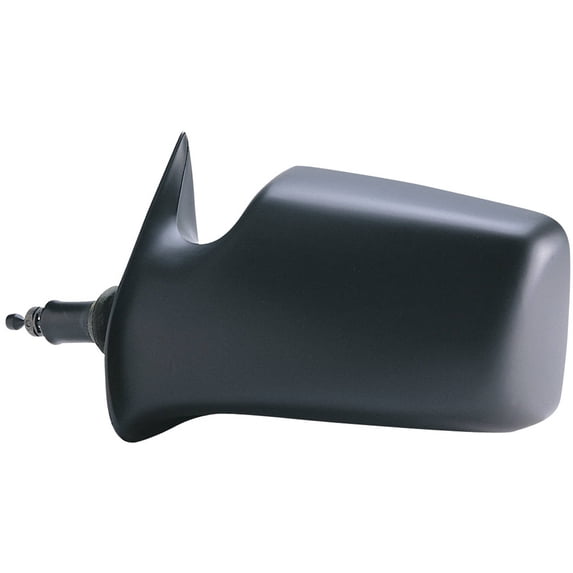 60002C - Fit System Driver Side Mirror for 84-90 Chrysler Town & Country, Dodge Caravan, Plymouth Voyager, black, Manual Remote Fits select: 1988-1990 PLYMOUTH GRAND VOYAGER