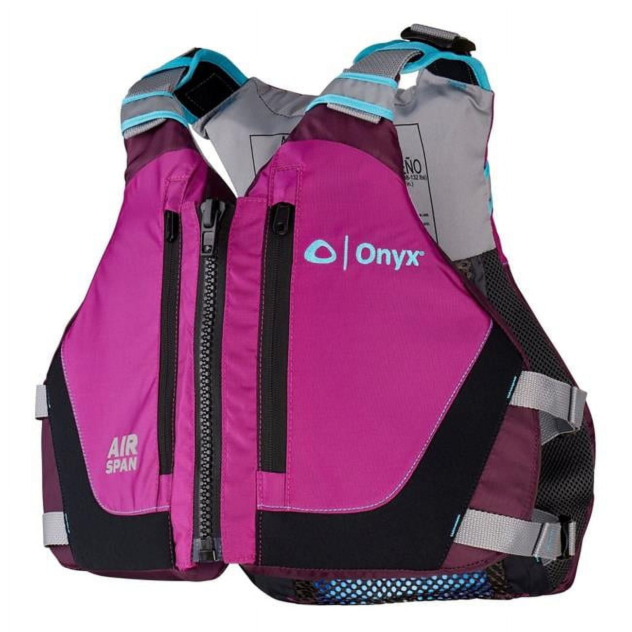 60004023 Air Span Breeze Paddling Kayak Vest, Purple - Medium & Large