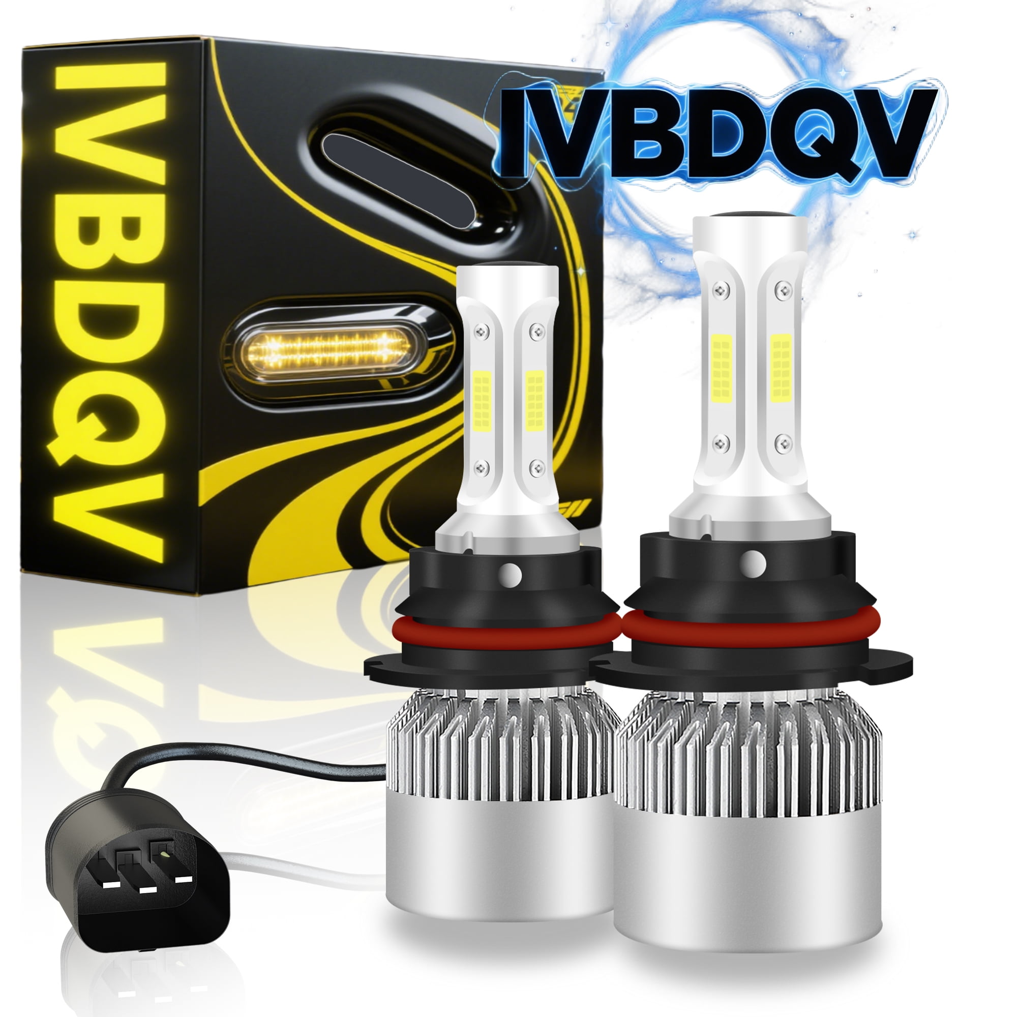 6000K 2X 9004 LED Headlight High/Low Beam Bulbs Kit For Toyota Corolla ...