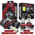 thumbnail image 1 of 6000K 9007 H11/H9 For Mitsubishi Endeavor 2006-2011 9007  LED Headlights + H8 Fog Light Bulbs Kit, 1 of 11