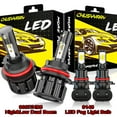 thumbnail image 1 of 6000K 9007 LED Headlight High&Low Beam + 9006 Fog lamp Bulbs Combo Kit For Ford Ranger 1998 1999 2000, 1 of 10