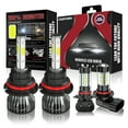 thumbnail image 1 of 6000K Car Light Bulbs Combo 4X 9007 LED Headlight High Low Beam + 9005/9006 Fog Light Bulbs Kit, 1 of 10
