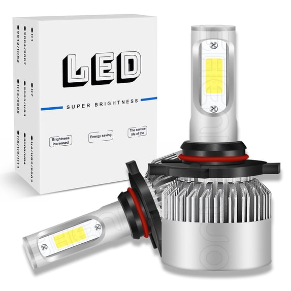 6000K LED Headlight Kit for 2005-2007 Ford FIVE HUNDRED 9005 High Beam Conversion 12000LM Led Light Bulbs Kits