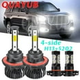thumbnail image 1 of 6000K LED Headlight Lamps High-Low Fog Light Kit For 2007-2013 Gmc Yukon Denali, 1 of 11