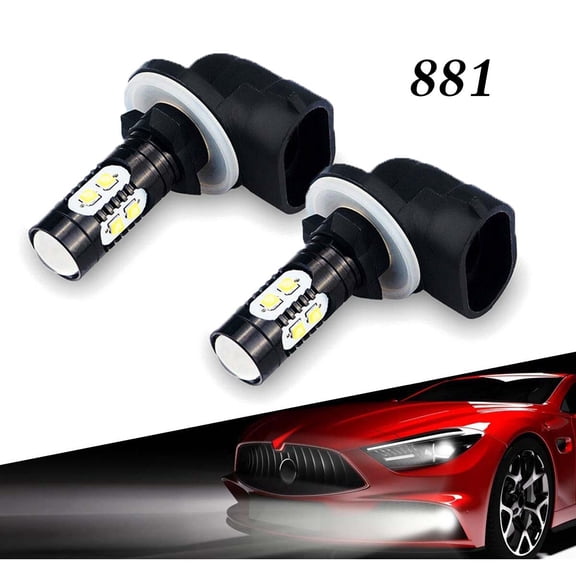 6000K White 881 862 885 884 LED Bulbs 50W for Polaris Ranger 570 800 Headlight