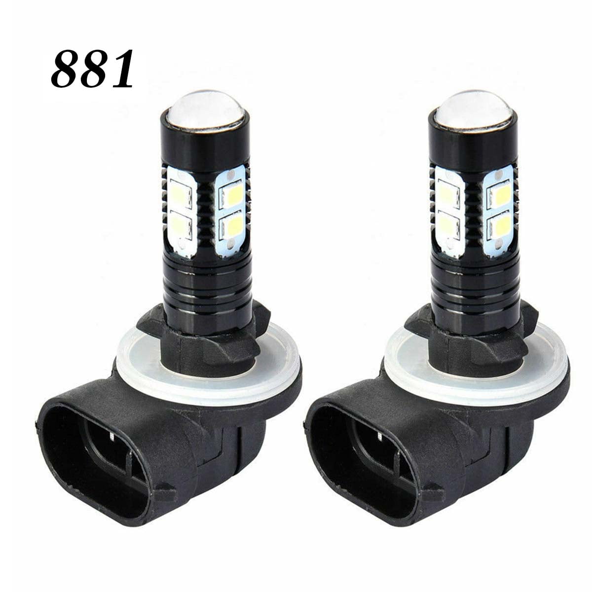 6000K White 881 896 894 LED High Power Fog Driving Light Bulbs 1600LM ...