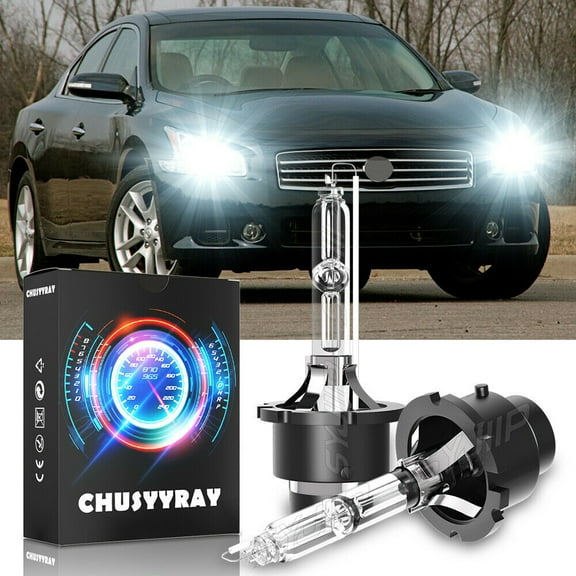 6000K White HID Headlight Bulb For Nissan Maxima 2009-2014 Low Beam Set of 2