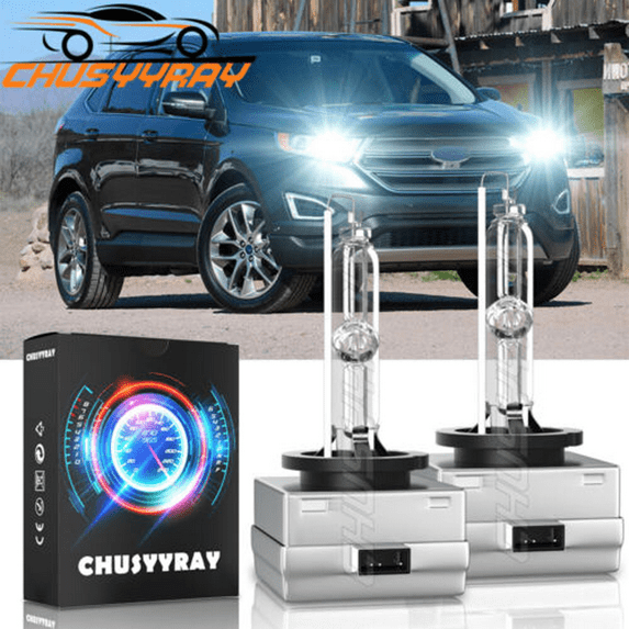 6000K White Hid Headlight 2X Bulb for Dodge Challenger 2015-2019 Low & High Beam