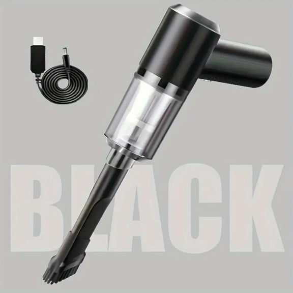 6000Pa Cordless Handheld Vacuum  2 in 1 Wet & Dry & Blower Function with LED Light  30Min Runtime & USB-C Fast Charge Vacuum  2 Multi Tools for Car  Home  Pet Hair  Portable & Lightweight