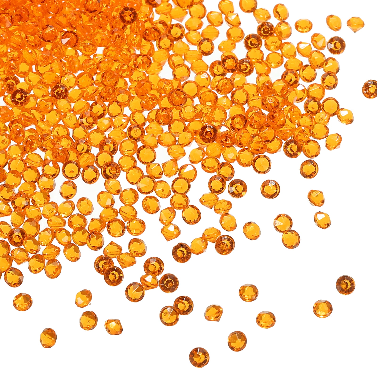 6000Pcs Black Acrylic Wedding Diamonds - 3mm Table Scatter Confetti For Centerpieces