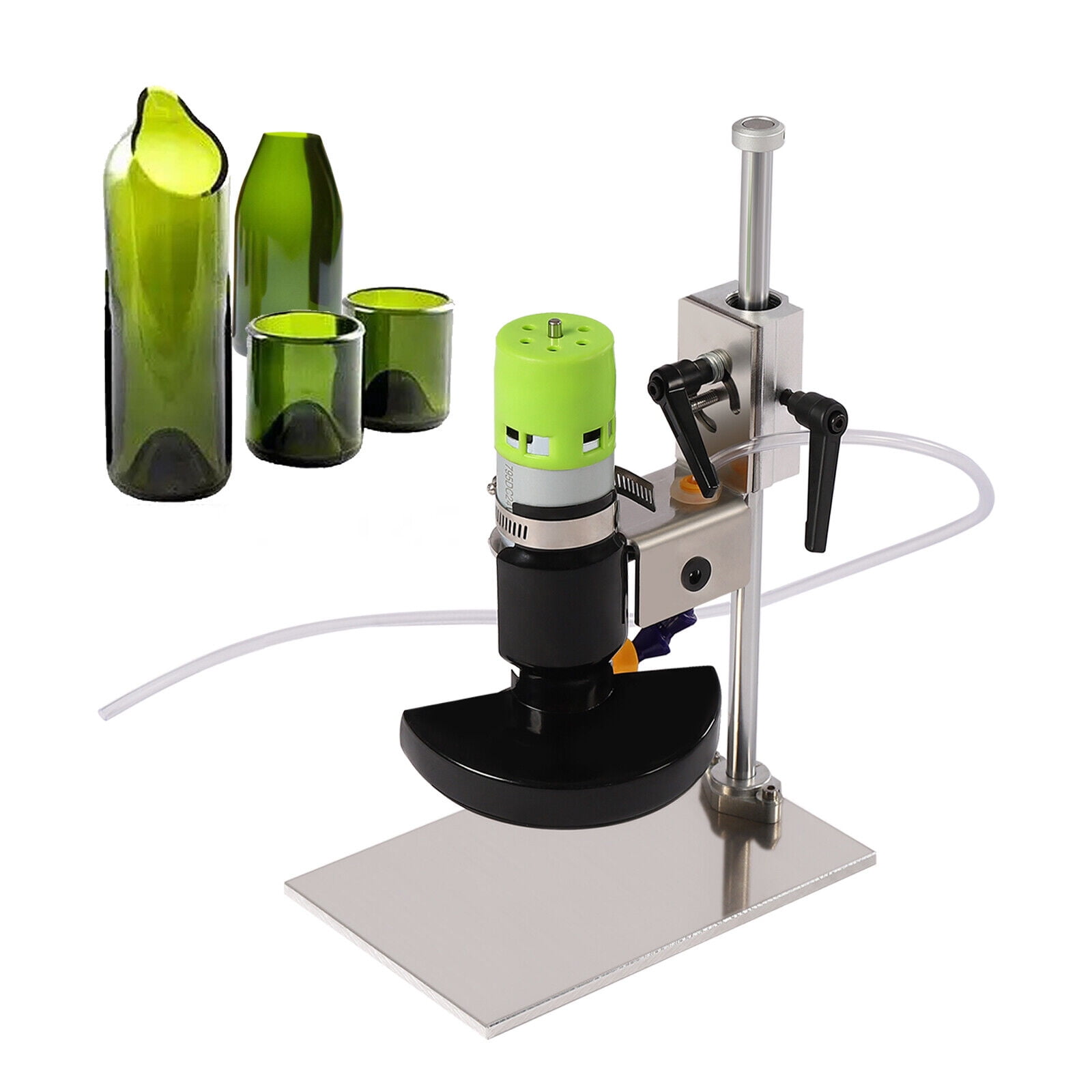 6000R/Min Glass Bottle Cutter, 150W Electric DIY Bottle Cutter Machine, Wine Bottle Cutter Tool Kit for Round/Square/Irregular Glass, Ceramic Bottles