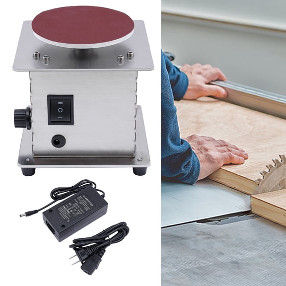6000RPM Disc Sander, 4 inch Electric Small Sanding Disc Machine With Forward And Reverse Function