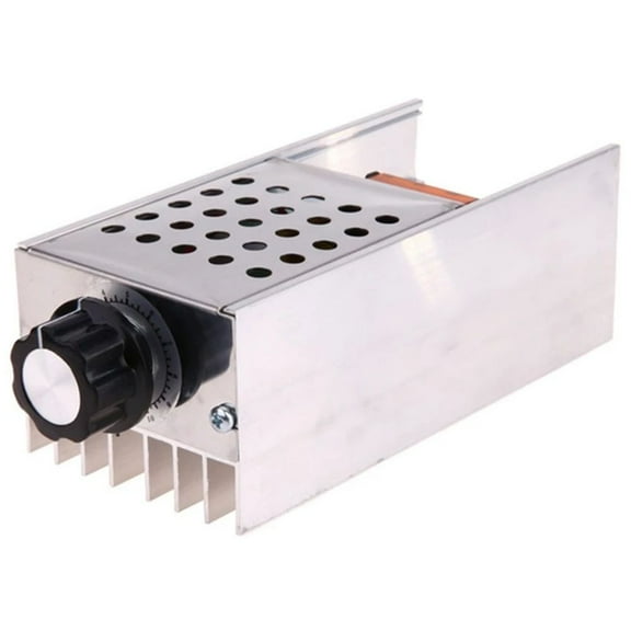 6000W Ac Voltage Regulator Thyristor Electronic Dimming Thermostat With Housing