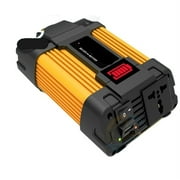 6000W Car Inverter DC To AC Transformer Converter Universal Socket Adapter with USB Charger Fast Charging Station ,Easy to Operate
