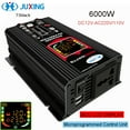 6000W Car Power Converter Voltage Transformer DC 12V to AC 220V With