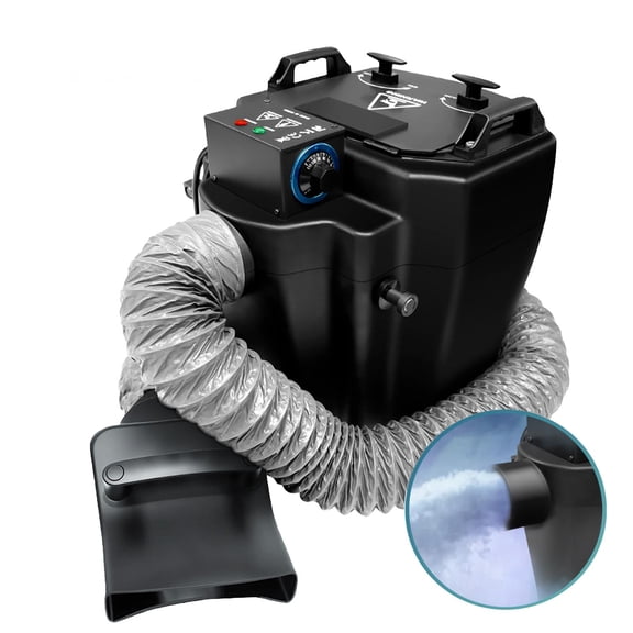 6000W Dry Ice Fog Machine,18L Large Capacity Fog Machine,Smoke Machine With Hose & Nozzle for Wedding Party Club Halloween Commercial Events