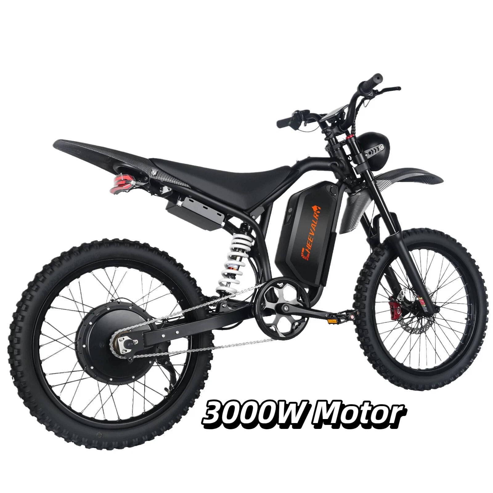 6000W Electric Dirt Bike 60V 32AH E-Mountainbike 45MPH NFC Adult Off-road Ebike