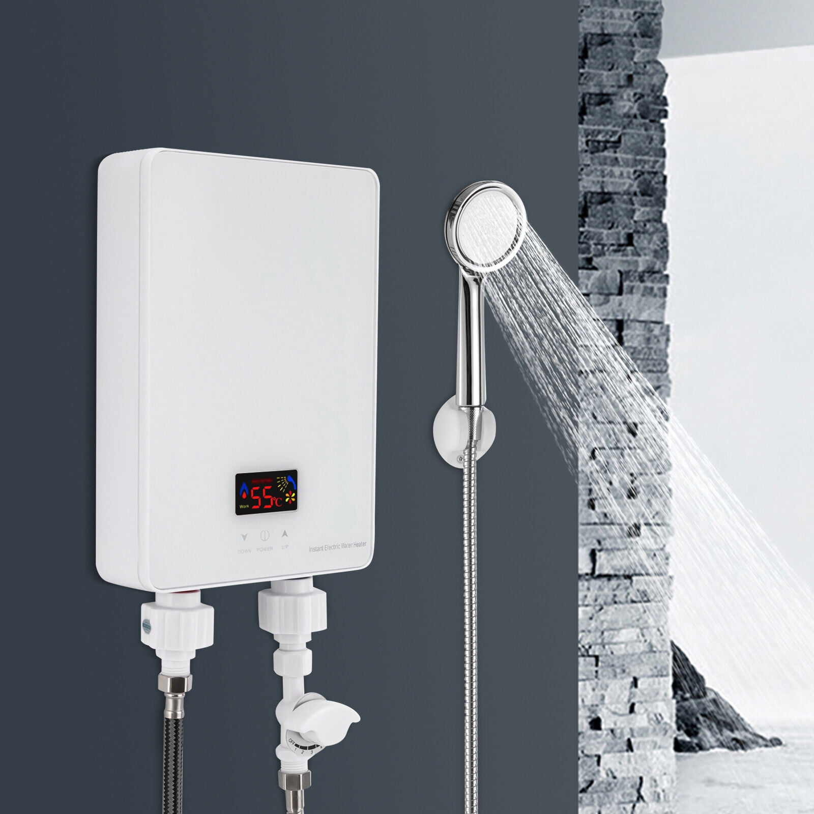 Instant hot water shower online