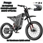 6000W(Peak) Motor Freego X2 Pro Electric Motorcycle Electric Dirt Bike for Adults, 60V30AH Battery,50MPH Electric Bicycle,19x2 Tire Full Suspension Hydraulic Brake Half Throttle UL2849