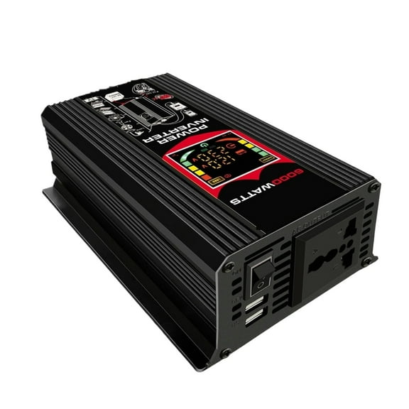 6000W Power Inverter Modified Sine Wave DC 12V To AC 110 Vehicle Inverter For RV ,Multiple Protections