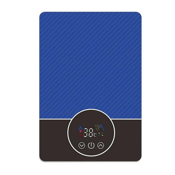 6000W Smart Electric Water Heater Remote Control Instantaneous Tankless Water Heater Kitchen Bathroom Shower Water Fast Heating ,Versatile Applications