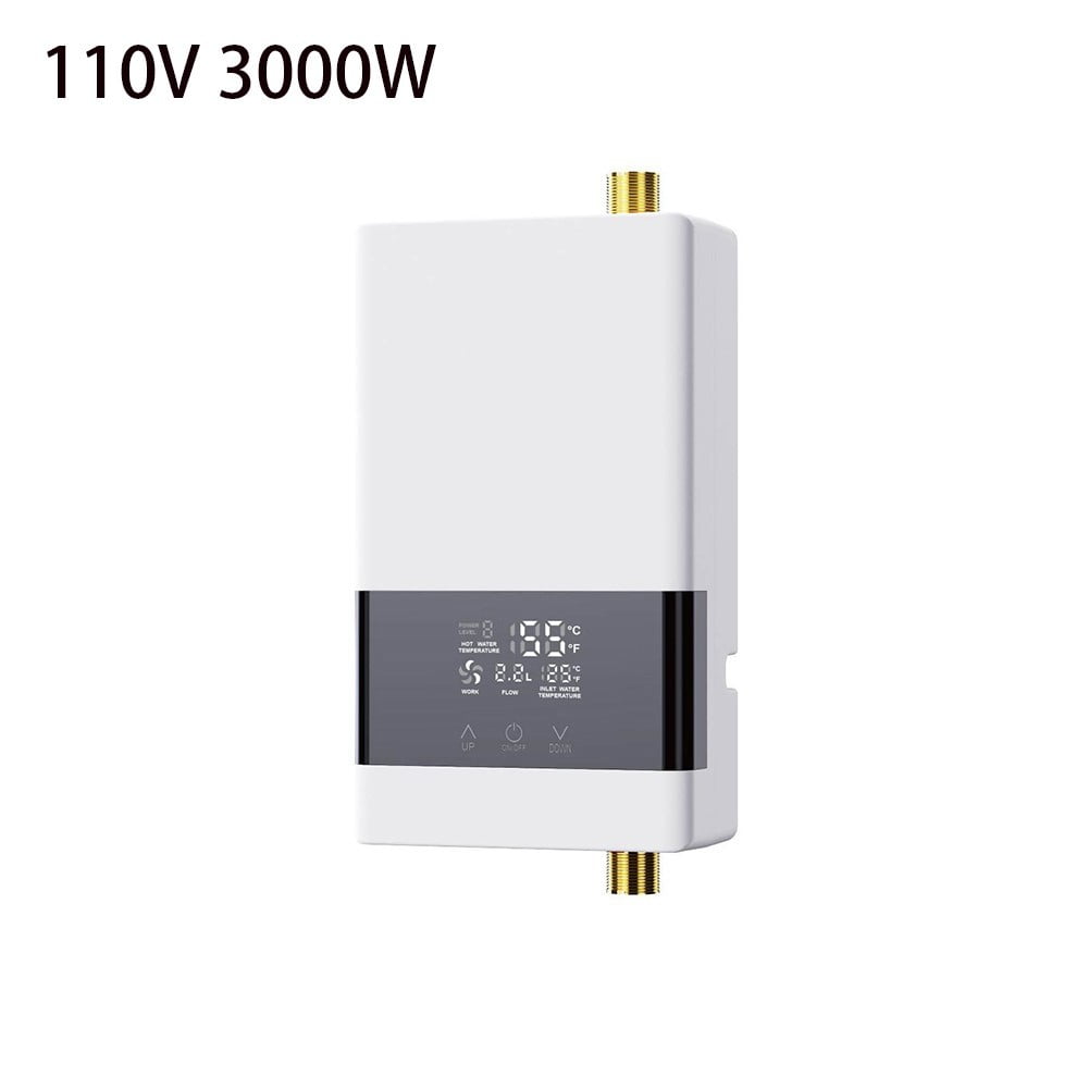 6000W Tankless Hot Water Heater Shower Electric Portable Instant Boiler
