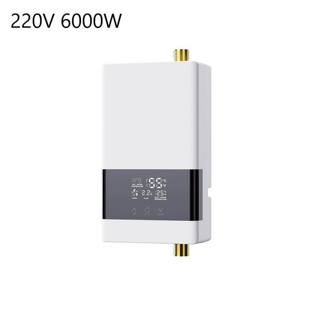 6000W Tankless Hot Water Heater Shower Electric Portable Instant Boiler