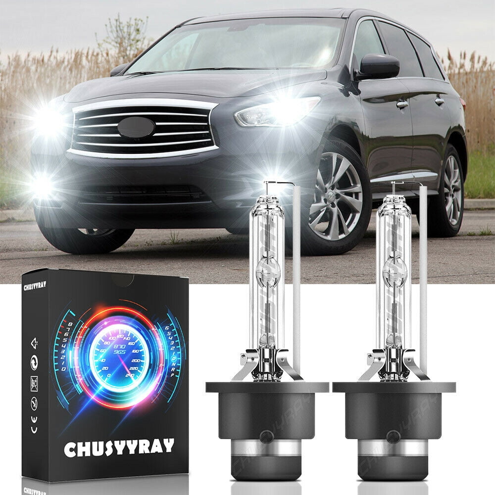 6000k Front HID Headlight Bulb For Infiniti JX35 2013 Low &High Beam Stock Qty 2