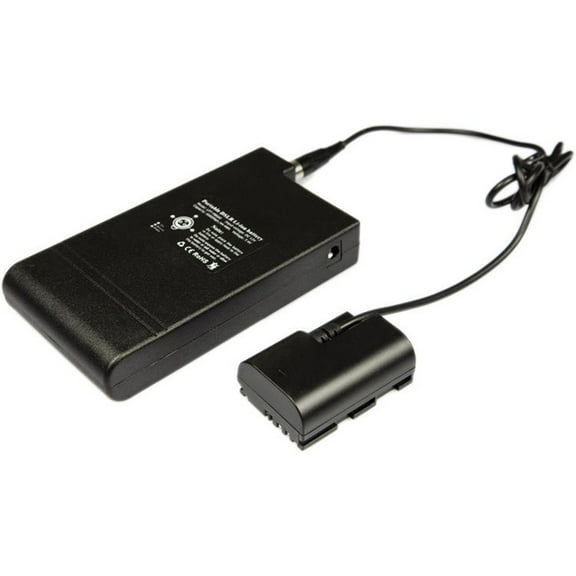 Lanparte 6000mAh Portable DSLR Li-Ion Battery with E6P-01 Dummy Battery Adapter