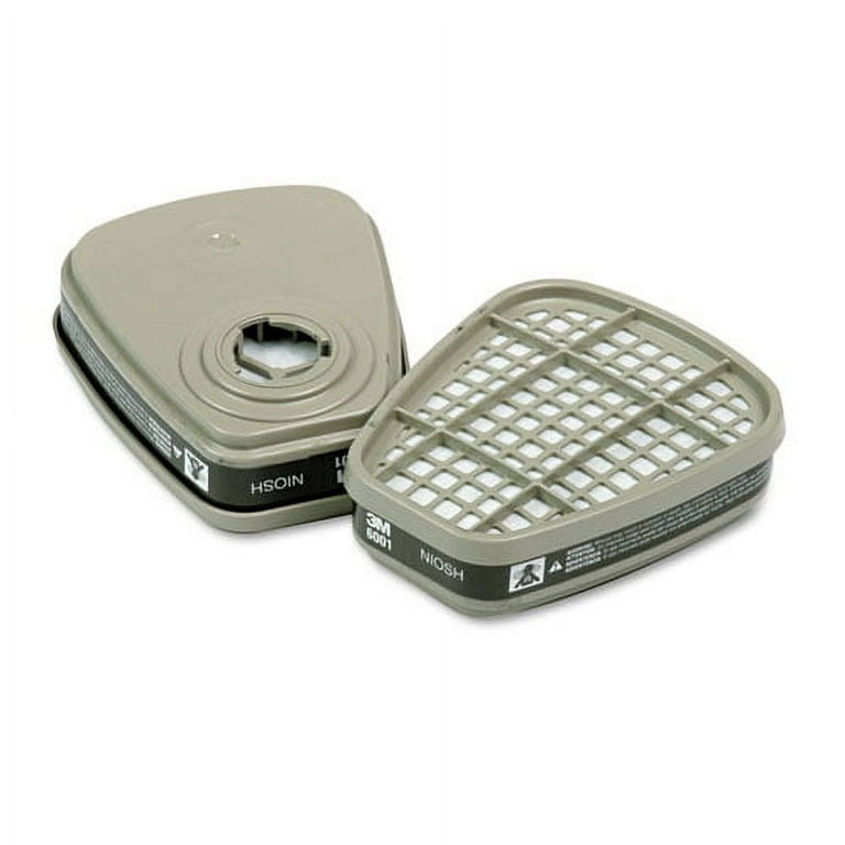 6001 Respirator Cartridge for Certain Organic Vapors, 2/Pack 6001 Respirator Cartridge for Certain Organic Vapors, 2/Pack