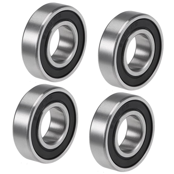 6002-2RS Deep Groove Ball Bearings Z2 15x32x9mm Double Sealed Chrome Steel 4 Pcs