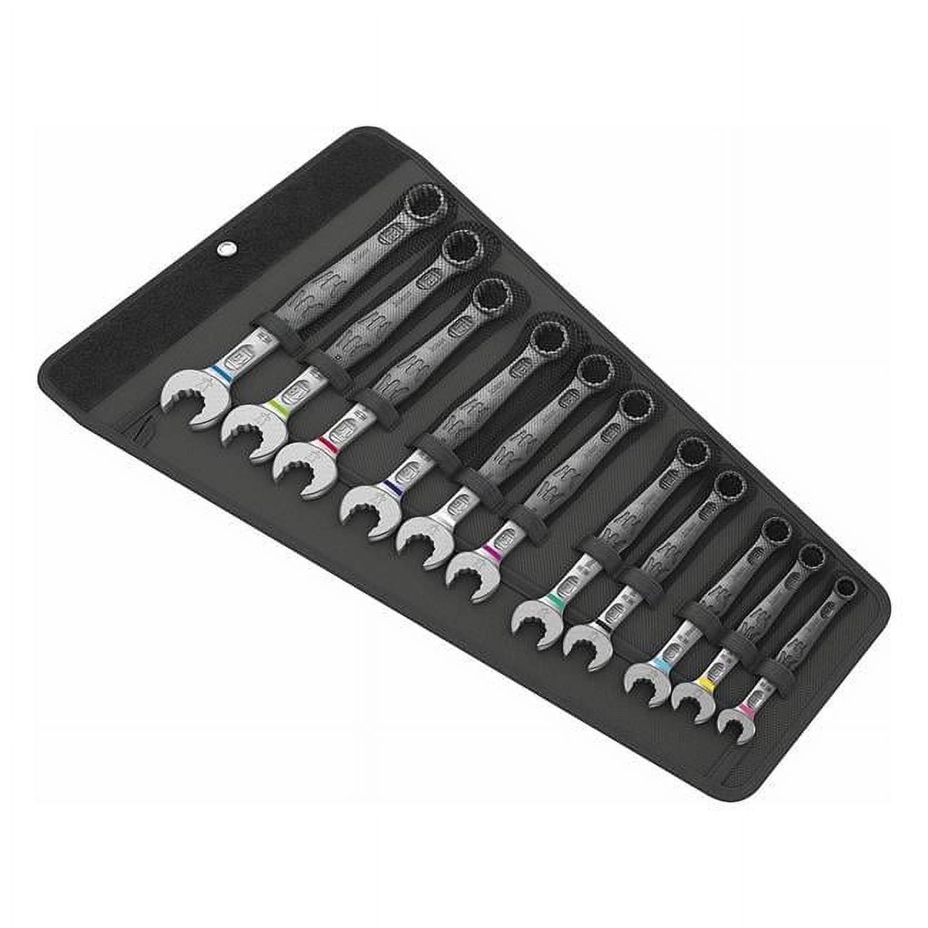 Wera Click-Torque Wrench & Joker Ratcheting Wrench Set - 40-200 Nm Torque Range, 11-Piece Bundle