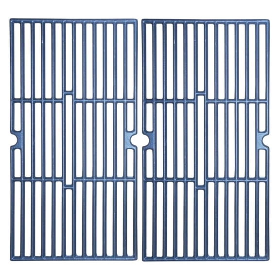60052 Matte Cast Iron Cooking Grid Replacement for Gas Grill Model Charbroil 463724512, Set of 2