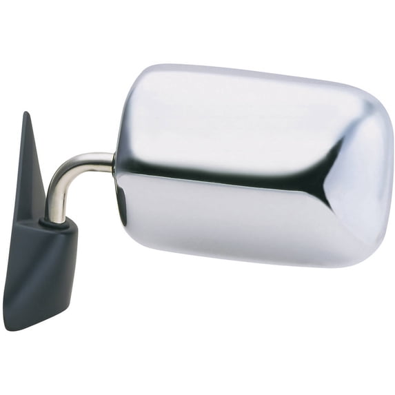 60052C - Fit System Driver Side Mirror For 87-94 Dodge Dakota Pick-Up, 6X9 Optional, Chrome, Foldaway, Manual