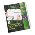 thumbnail image 1 of 6006982 7530016006982 8-Tab Avery Index Dividers  White, 1 of 1