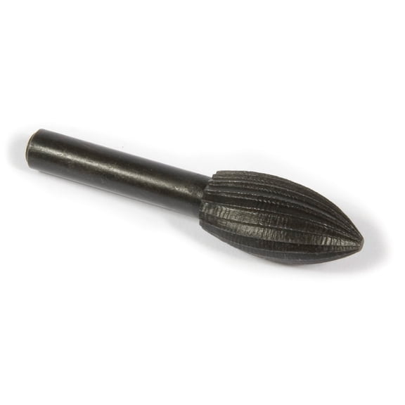 60071 Mounted File, Conical Shaped with Rounded End and 1/4-Inch Shank, 1-Inch-by-1/2-Inch, Shank mounted rasps are tough, rugged tools made from special tempered.., By Forney