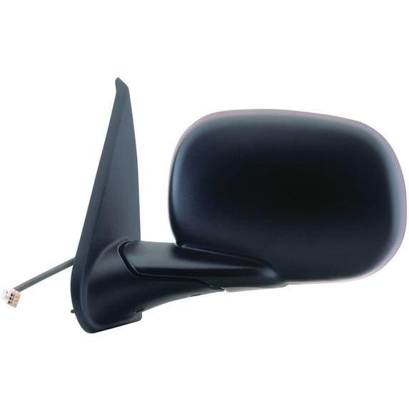 60076C - Fit System Driver Side Mirror for 98-01 Dodge Full Size Van, black, foldaway, Power Fits select: 1999-2001 DODGE RAM VAN, 1998-2001 DODGE RAM WAGON