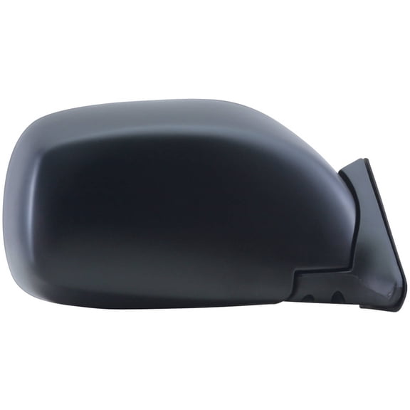 60097C - Fit System Passenger Side Mirror for 97-01 Jeep Cherokee, black, foldaway, Manual