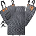 thumbnail image 1 of 600D Heavy-Duty Dog Seat Cover Compatible for Car, Truck, SUV Rear Seats - Sliding Pad Pet Hammock with Scratch-Resistant Protection, Soft Durable Polyester Suitable for Vehicles, for Car Models, 1 of 6