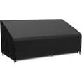 thumbnail image 1 of MR. COVER 3-Seater Outdoor Couch Cover Waterproof, Patio Furniture Cover for Sofa, Heavy Duty Patio Sofa Cover with Air Vent, Anti-UV, Rip-Proof, Fade Resistant, 80"W x 38"D x 35"H, Black, 1 of 7