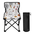 thumbnail image 1 of 600D Oxford Camping Chair Portable Foldable Chair Supports 220 lbs for Picnic, Fishing, Backpacking Cute Cartoon Halloween Elements, 1 of 8