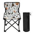 thumbnail image 1 of 600D Oxford Camping Chair Portable Foldable Chair Supports 220 lbs for Picnic, Fishing, Backpacking Halloween Element, 1 of 8