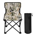 thumbnail image 1 of 600D Oxford Camping Chair Portable Foldable Chair Supports 220 lbs for Picnic, Fishing, Backpacking Lily Motifs Pattern, 1 of 8