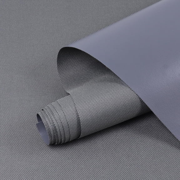 Outdoor Waterproof 600Denier Canvas Fabric 180x60 Inch Heavy Duty Cordura Material for Tent Canopy Boat Cover, Gray