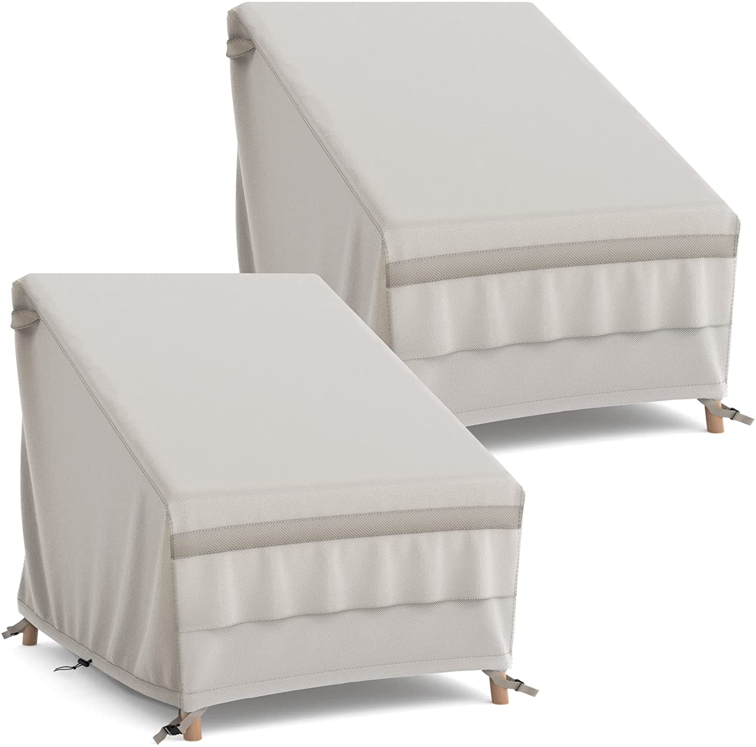 600D Patio Adirondack Chair Cover 2 Pack, 40" x 35" x 33" Waterproof